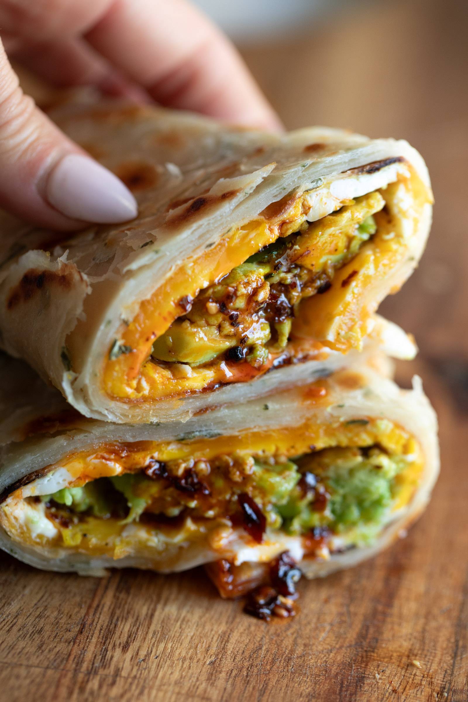 Scallion Pancake dengan Telur