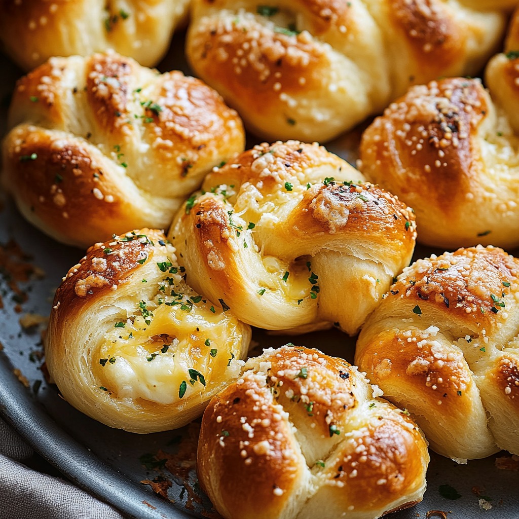 Knot bawang putih yang mudah