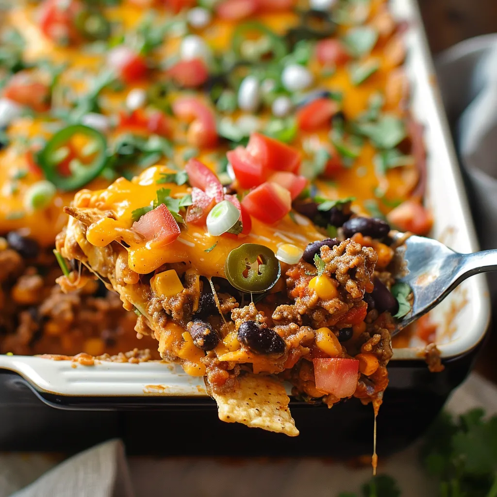 Casserole taco yang beraroma