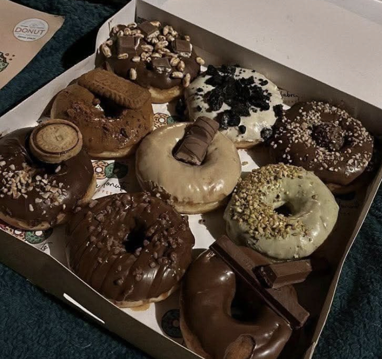 Donat buatan buatan sendiri coklat